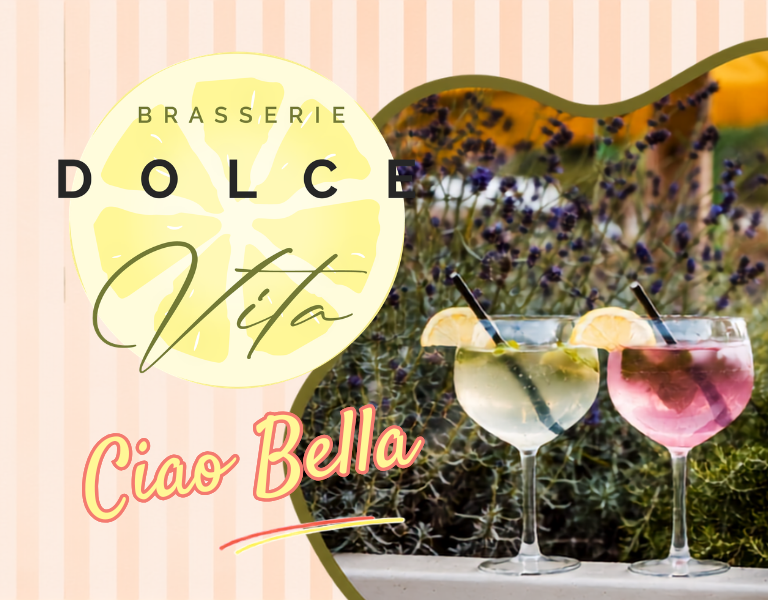 Brasserie Dolce Vita — Ciao Bella mobiele header
